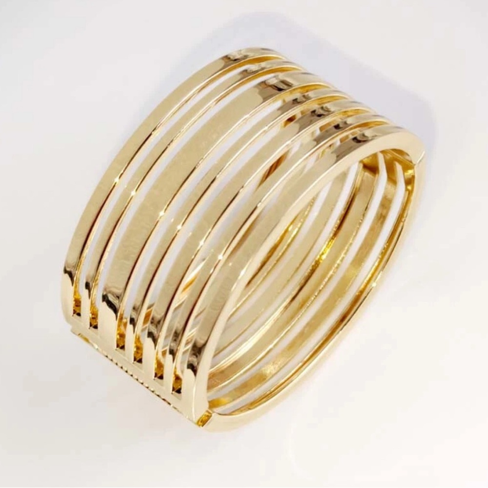Express Gold Cuff Bracelet